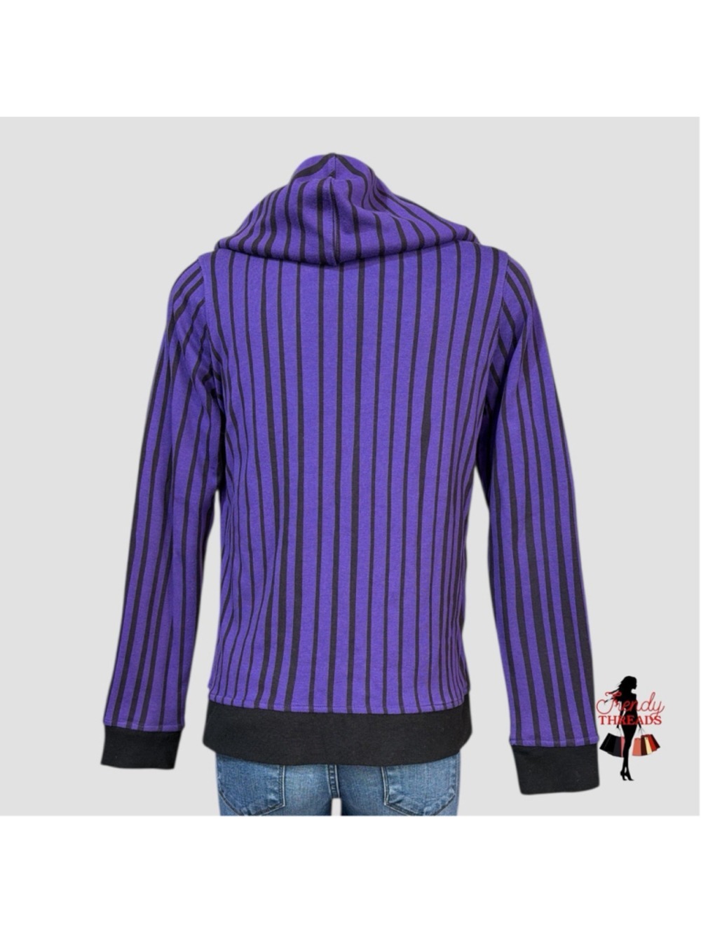 DC Comics Batman Harley Quinn Joker Cosplay Zip Reversible Hoodie Large Unisex - Picture 5 of 12